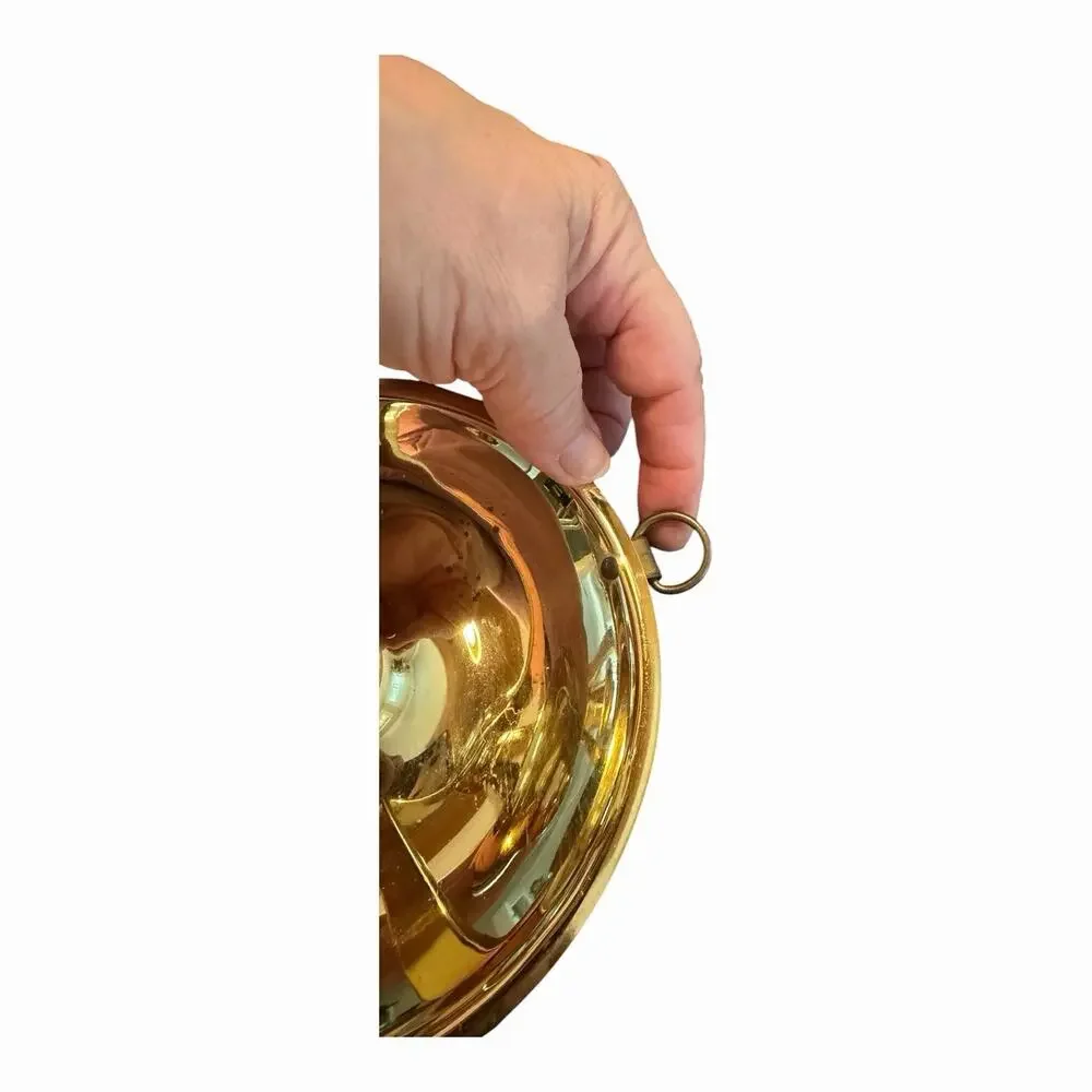 VTG 2 Baldwin Brass SWINGING GIMBAL Self Leveling Chamberstick Holder 7”x6” READ